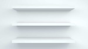 étagère murale blanche