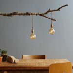 Lampe design en bois