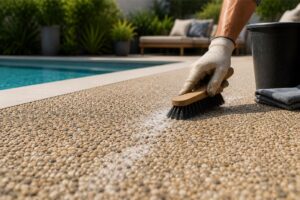 entretenir tapis pierre