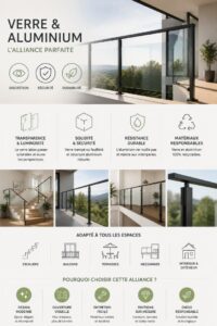 garde corps verre aluminium